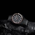 Sonata Poze Quartz Analog Red Dial Silver Metal Strap Watch For Men