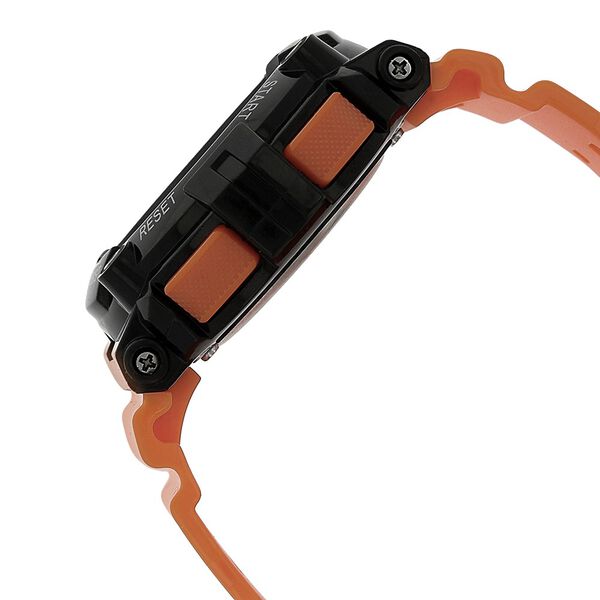 SF Digital Dial Orange Plastic Strap Watch for Men - image number 2