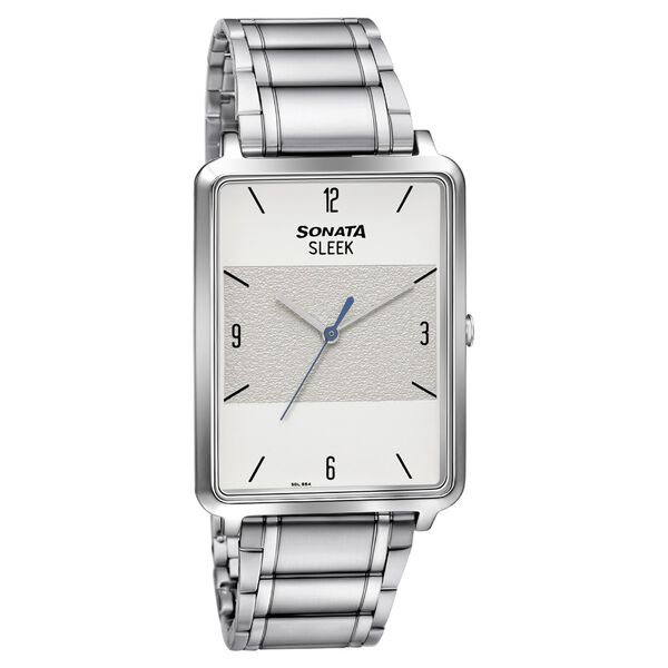Sonata Quartz Analog Stainless Steel Strap Watch for Men - image number 0