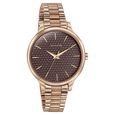 Sonata Wedding Bling Quartz Analog Brown Dial Rose Gold Stainless Steel Strap Watch for Women - image number 1