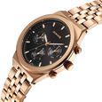 Sonata Eternia Quartz Multifunction Black Dial Metal Strap Watch For Men - image number 2