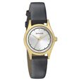 Sonata Essentials Silver Dial Women Watch With Leather Strap