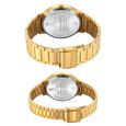 Sonata Pair Quartz Analog Champagne Dial Stainless Steel Strap Watch for Couple - image number 3