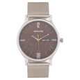 Knot Brown Dial Stainless Steel Strap Watch for Men - image number 1