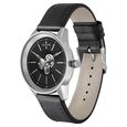 Sonata Quartz Multifunction Black Dial Leather Strap Watch for Men - image number 1
