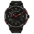 SF Quartz Analog Digital Black Dial Plastic Strap Watch for Men - image number 0