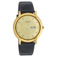Sonata Quartz Analog with Day and Date Champagne Dial Strap Watch for Men - image number 0