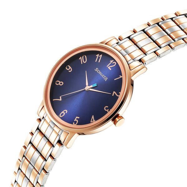 Sonata Utsav Quartz Analog Blue Dial Watch for Men - image number 2