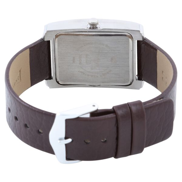 Sonata Quartz Analog Silver Dial Leather Strap Watch for Men - image number 3