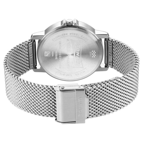 Sonata Quartz Analog Silver Dial Watch for Men - image number 3