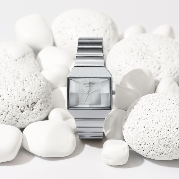 Poze By Sonata Quartz Analog Silver Dial Silver Stainless Steel Strap Watch - image number 0