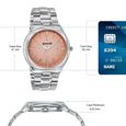 Sonata Festive Quartz Analog Peach Dial Silver Metal Strap Watch For Men - image number 3