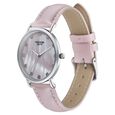 Sonata Poze Quartz Analog Pink Mother Of Pearl Dial Pink Color Leather Strap Watch For Women - image number 3