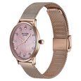 Sonata Poze Quartz Analog Pink Dial Metal Strap Watch For Women - image number 3