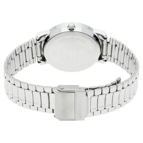 Sonata Quartz Analog with Day and Date Black Dial Stainless Steel Strap Watch for Men - image number 3