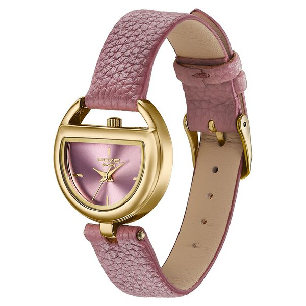 Poze By Sonata Quartz Analog Purple Dial Purple PU Leather Strap Watch For Women - image number 4