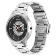 Sonata Unveil Quartz Multifunction Black Dial Stainless Steel Strap Watch for Men - image number 1