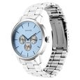 Sonata Quartz Multifunction Blue Dial Stainless Steel Strap Watch for Men - image number 1