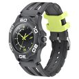SF Quartz Analog Black Dial PU Strap Watch for Men - image number 1
