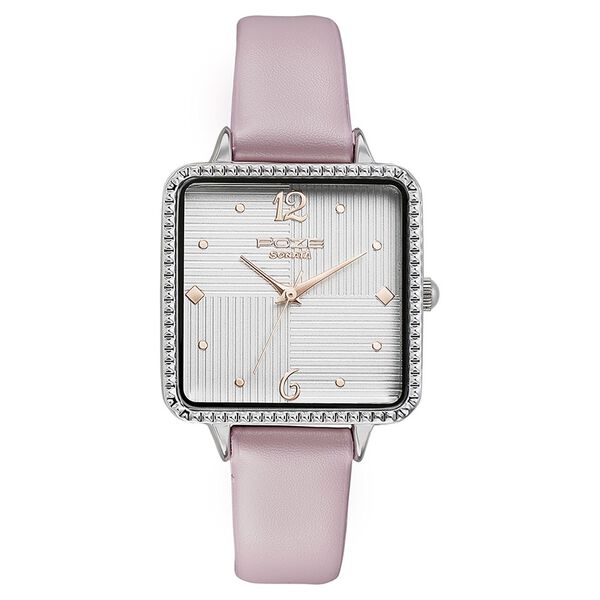 Sonata Poze Quartz Analog Silver Dial Leather Strap Watch for Women - image number 1
