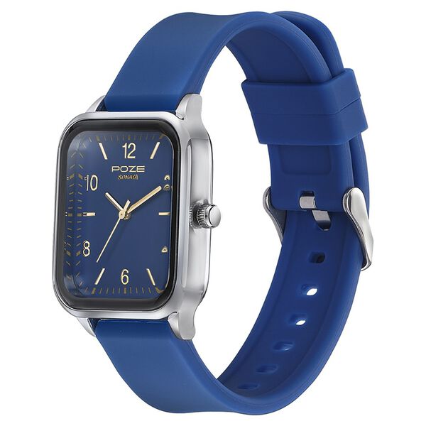 Sonata Poze Quartz Analog Blue Dial Silicone Strap Watch for Men - image number 3