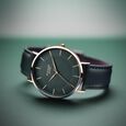 Sonata Poze Quartz Analog White Dial Leather Strap Watch for Men