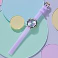 Sonata Poze Quartz Analog Pink Dial Pink Leather Strap Watch For Women
