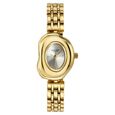 Poze By Sonata Quartz Analog Silver Dial Gold Metal Strap Watch For Women - image number 1