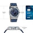 Poze Poze Quartz Analog Blue Dial Blue Denim Strap Watch For Men - image number 3