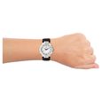 Sonata Act Safety Watch White Dial Women Watch With Leather Strap - image number 4