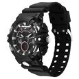 SF Analog Digital Black Dial PU Strap Watch For Men - image number 2