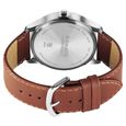 Sonata Ease Watches For Men With Brown Leather Strap And Light Blue Dial - image number 5