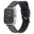 Sonata Poze Quartz Analog Black Dial Silicone Strap Watch for Men - image number 3