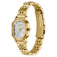 Poze By Sonata Quartz Analog White Mother of Pearl Dial Golden Stainless Steel Strap Watch For Women - image number 4