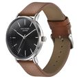 Sonata Poze Quartz Analog Black Dial Leather Strap Watch for Men - image number 3