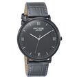 Sonata Poze Quartz Analog Black Dial Leather Strap Watch For Men - image number 2
