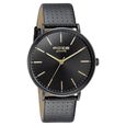 Sonata Poze Quartz Analog Black Dial Leather Strap Watch for Men - image number 2