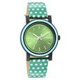 Sonata Dot to Dot Green Dial Plastic Strap Watch for Women - image number 0