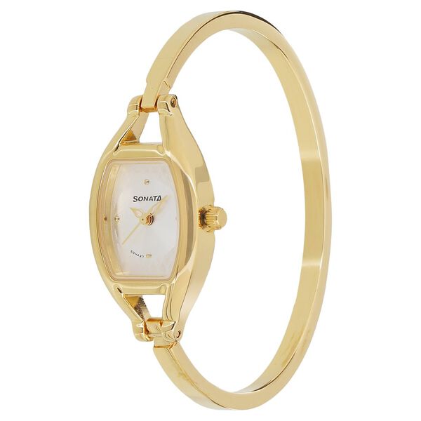 Sonata Pankh Silver Dial Women Watch With Metal Strap - image number 1