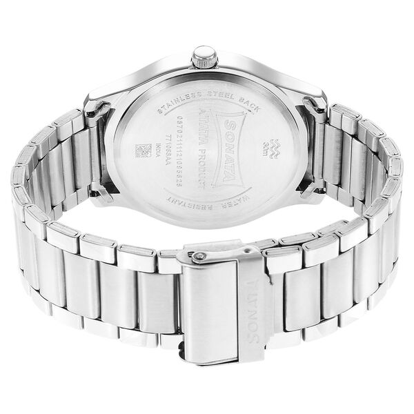 Sonata Quartz Analog Multicoloured Dial Stainless Steel Strap Watch for Men - image number 3