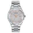 Sonata Jashn Quartz Analog Black Dial Silver Metal Strap Watch For Men