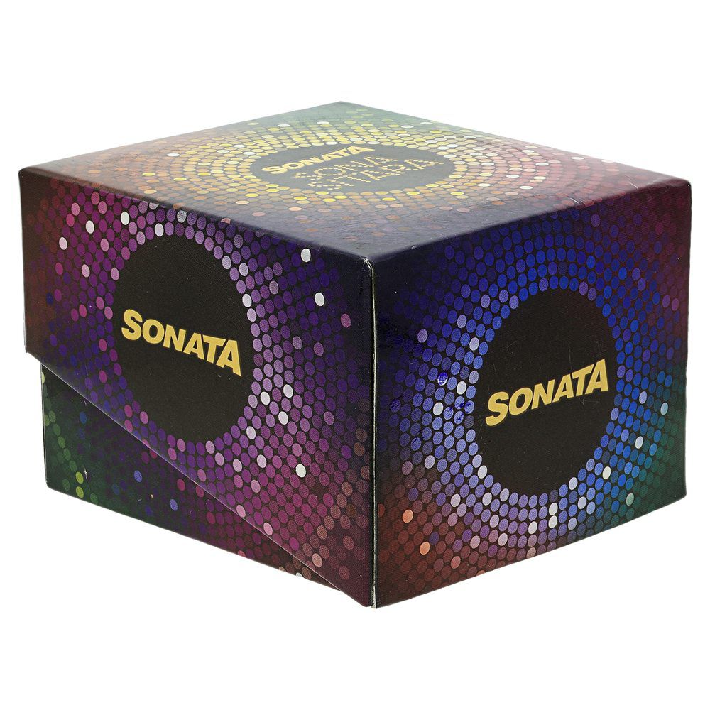 Buy Online Sonata Stardust White Dial Women Watch With Stainless Steel Strap nm8123bm01 Sonata