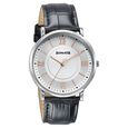 Sonata Verve Quartz Analog Silver Dial Black Leather Strap Watch For Men - image number 1