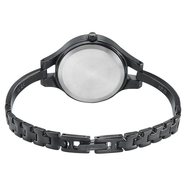 Sonata Onyx Mother of Pearl Dial Women Watch With Stainless Steel Strap - image number 3