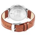 Sonata Quartz Multifunction Grey Dial Leather Strap Watch for Men - image number 3