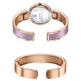 Sonata Poze Quartz Analog Purple Dial Two Toned Kada Strap Watch For Women - image number 6