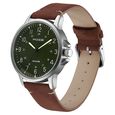 Poze by Sonata Quartz Analog Green Dial PU Leather Strap Watch for Men - image number 2