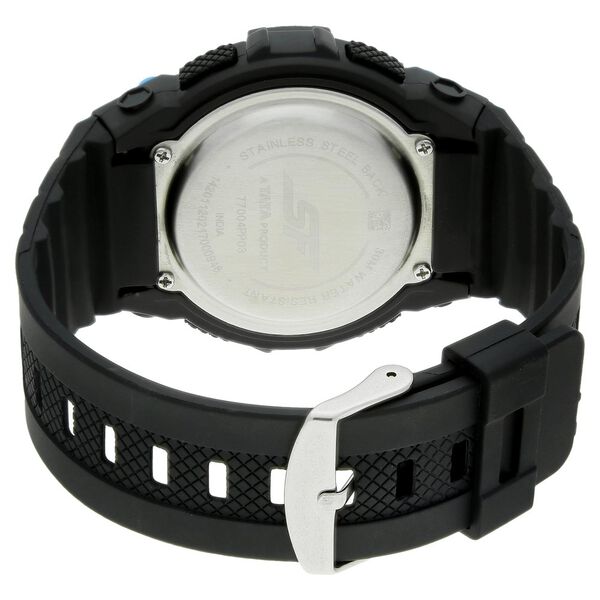 SF Digital Dial Black Plastic Strap Watch for Men - image number 3