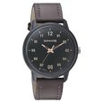 Sonata Quartz Analog Grey Dial Leather Strap Watch for Men