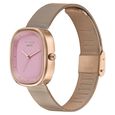 Sonata Poze Quartz Analog Pink Dial Mesh Strap Watch for Women - image number 3